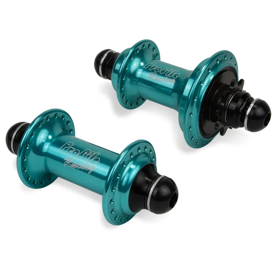 Roulements de moyeu BMX Profile Racing turquoise, pièces de vélo de course robustes et légères