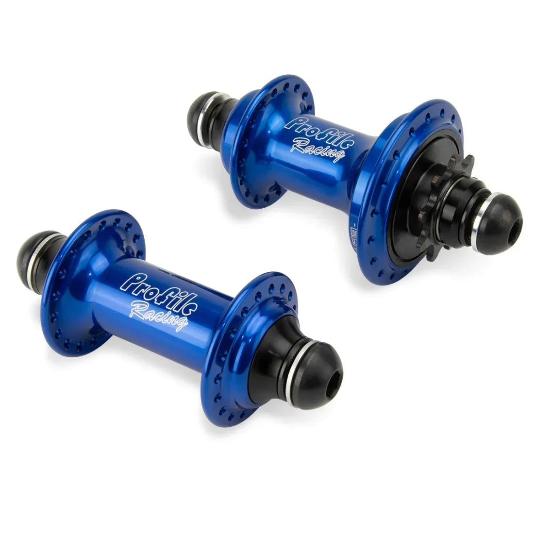Moyeu de vélo BMX bleu Profile Racing, composant de roue pour vélo de course