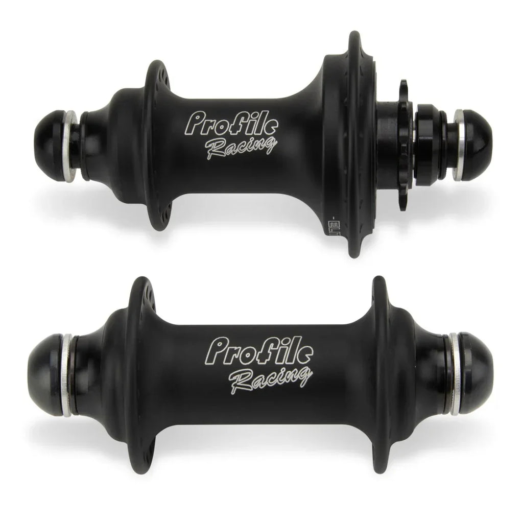 Roulements de moyeu BMX Profile Racing noirs, pièces de vélo de course robustes