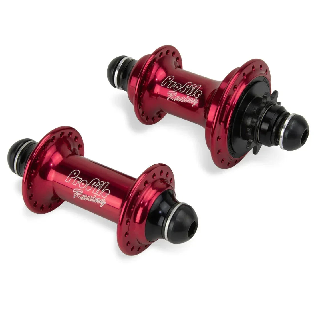 Roues de BMX rouges Profile Racing, composants de vélo de course