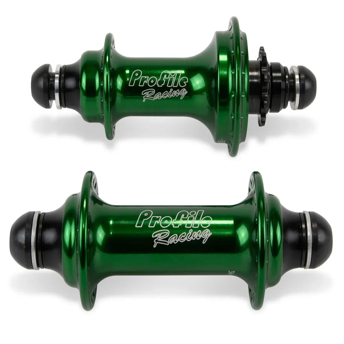 Moyeu de roue BMX vert métallique Profile Racing, pièces de vélo de course