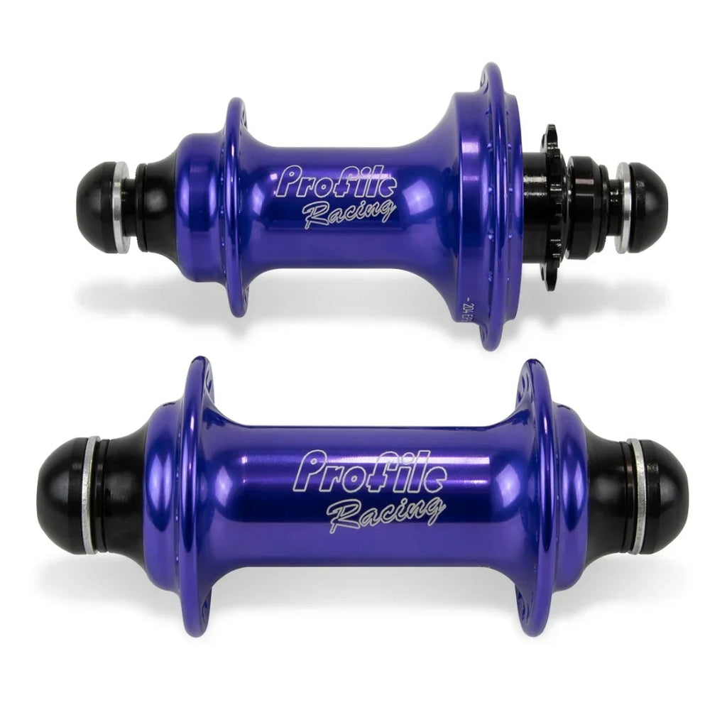 Moyeu de roue BMX violet Profile Racing, composant vélo freestyle