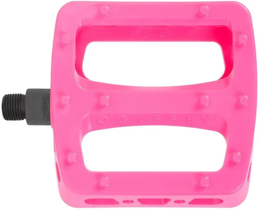 Pédales BMX Odyssey Twisted Pro PC roses de SPORT IMPORT