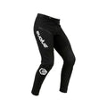 Pantalon BMX enfant modèle Evolve SI2 noir avec logos blancs