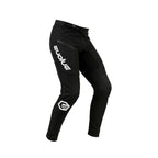 Pantalon BMX enfant modèle Evolve SI2 noir avec logos blancs