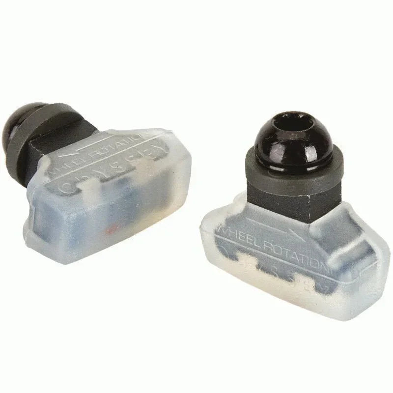 Bouchons de valve BMX transparents avec inscription Wheel Rotation, accessoires vélo tout terrain