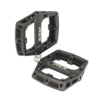 Pédales BMX noires PRIDE avec crampons, robustes et légères pour vélo de freestyle