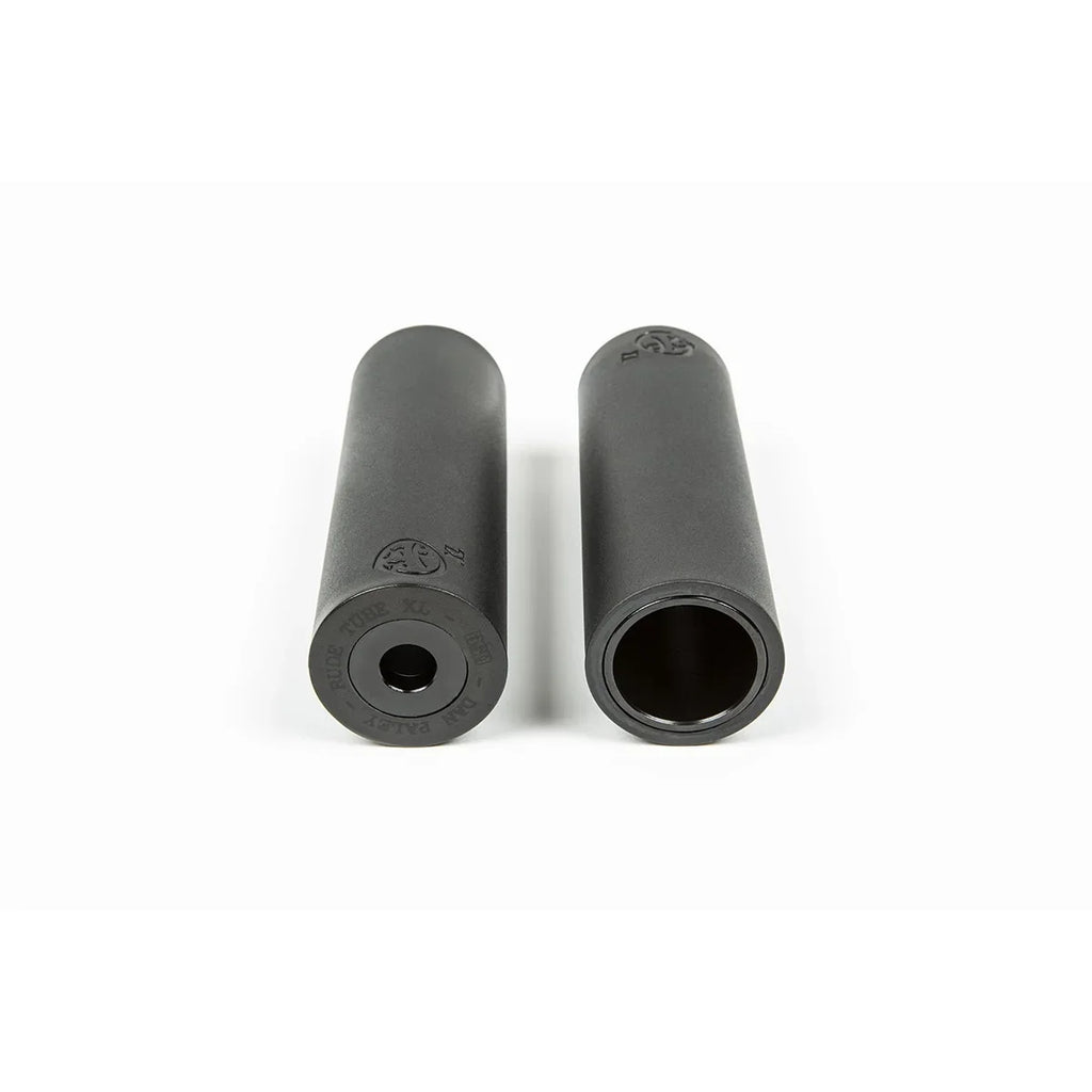 Deux bouchons de tube de direction noirs pour BMX