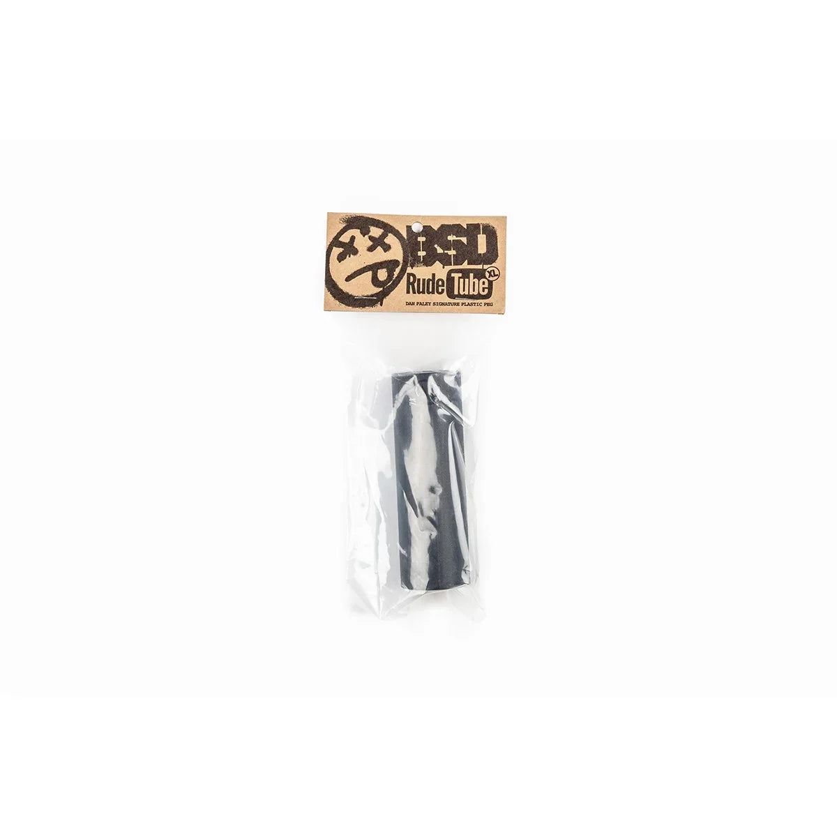 Tube en plastique BSD Rude Tube pour cadre BMX noir dans son emballage.