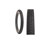 Pneu BMX noir avec motif de pneu texturé pour performance et adhérence optimales