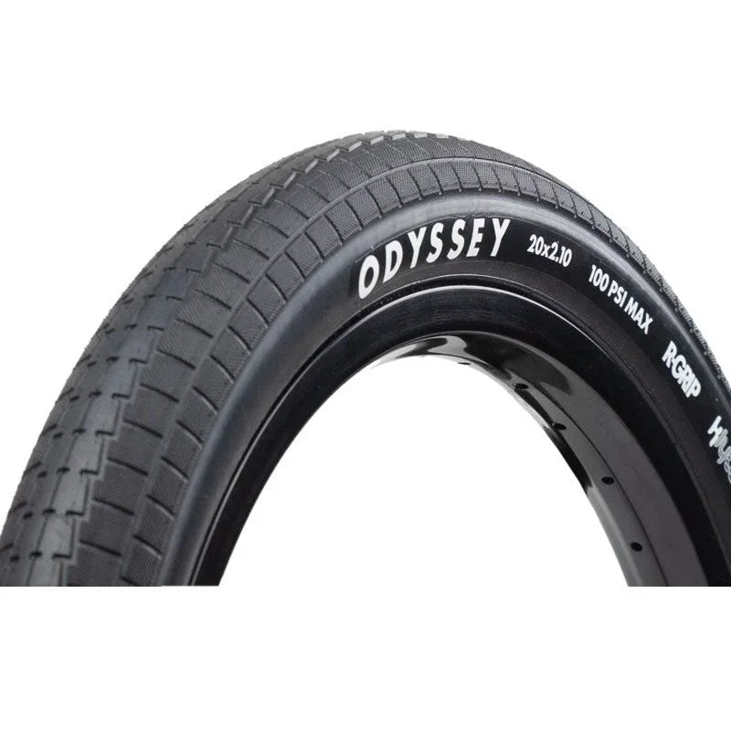 Pneu BMX Odyssey 20x2.10 R-Grip, grip élevé, max 100 PSI, pour vélo freestyle