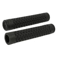 Poignées BMX noires avec motif losange antidérapant pour vélo tout terrain