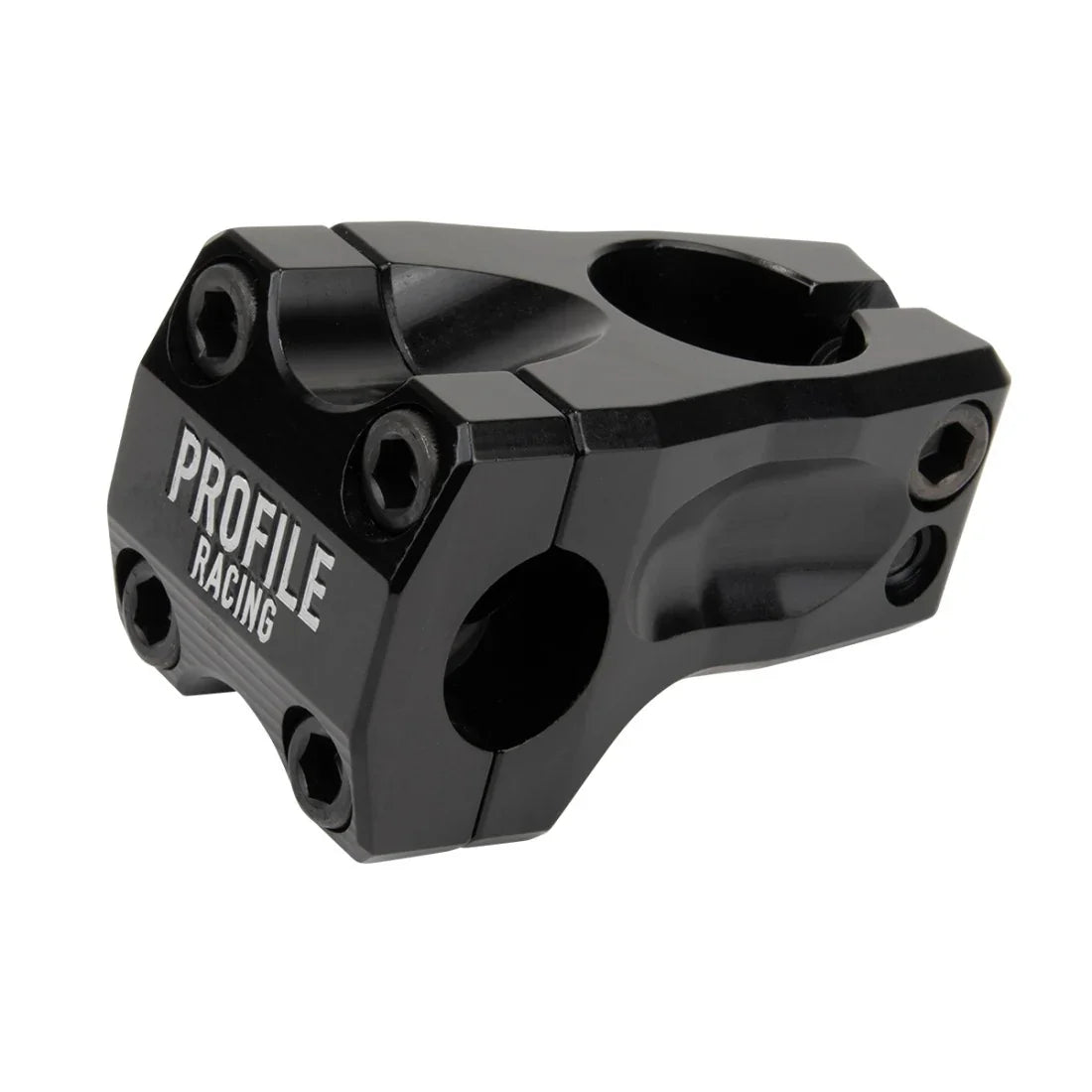 Potence BMX Profile Racing noire, composant vélo freestyle robuste et léger