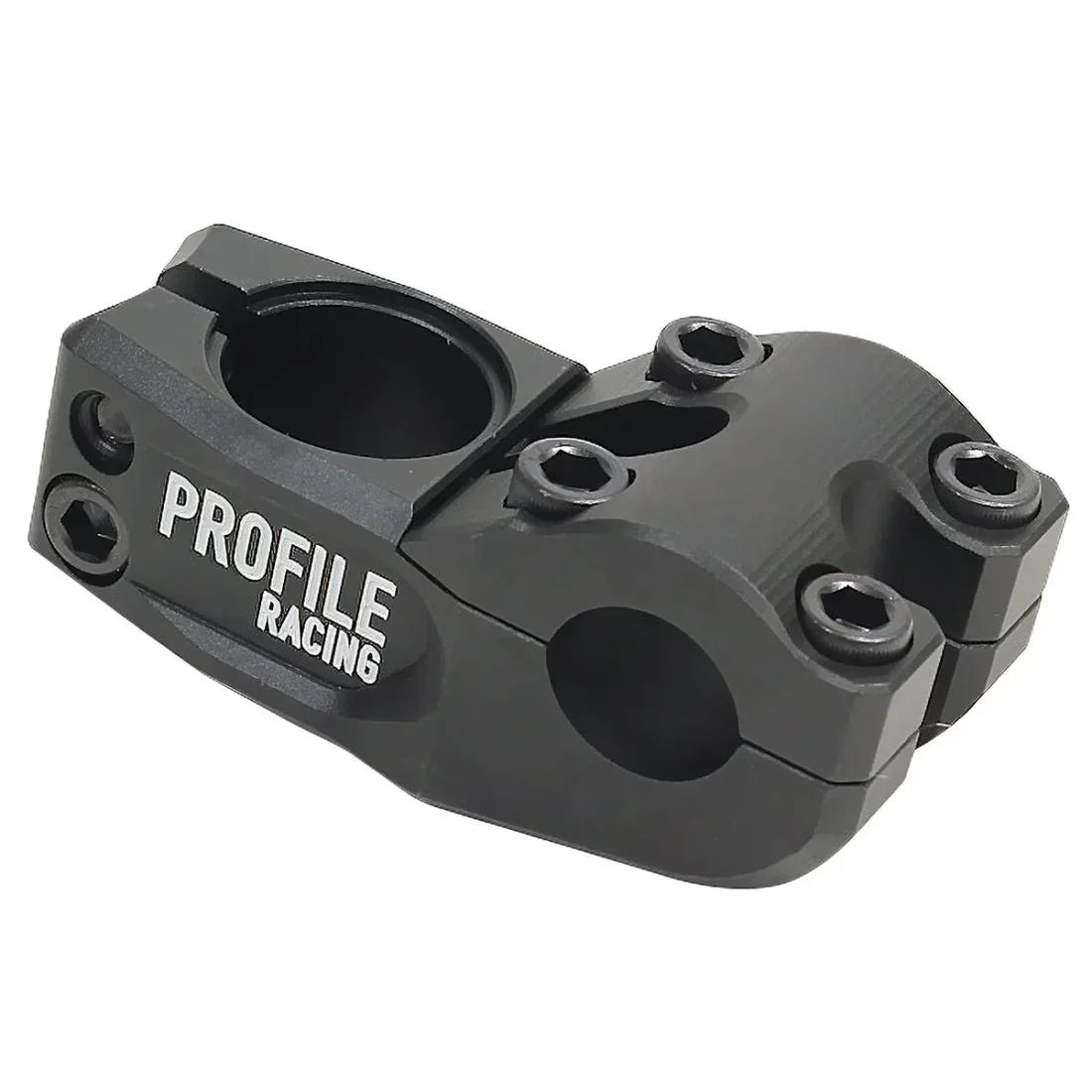 Potence BMX Profile Racing noire, composant vélo freestyle robuste et léger
