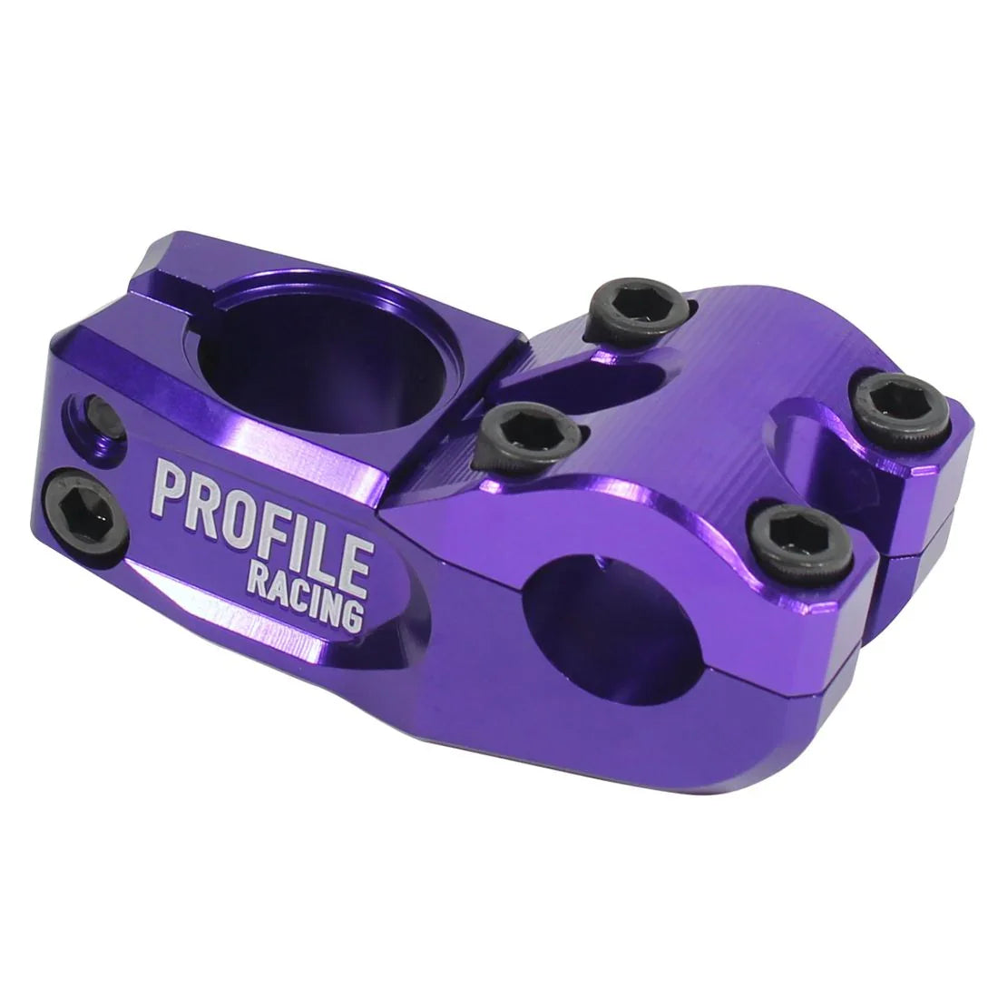 Potence BMX violette Profile Racing, composant de vélo tout terrain