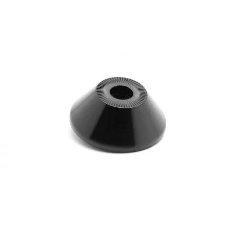 hubguard BMX noir avec finition texturée pour vélo de freestyle