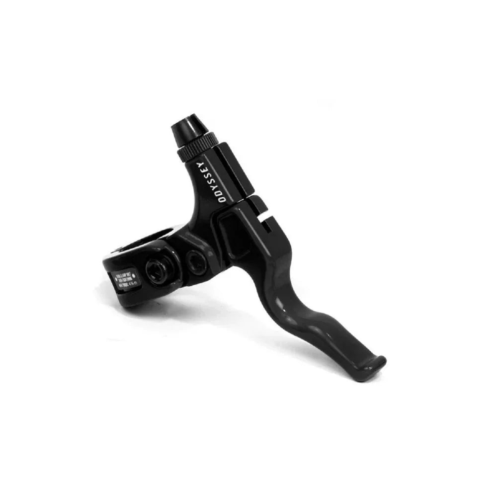 Levier de frein BMX noir Odyssey pour vélo tout terrain, design ergonomique et robuste