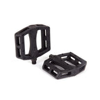 Pédales BMX noires robustes avec surface antidérapante pour performance optimale