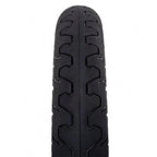 Pneu BMX noir avec crampons en zigzag pour adhérence optimale sur route et terrain