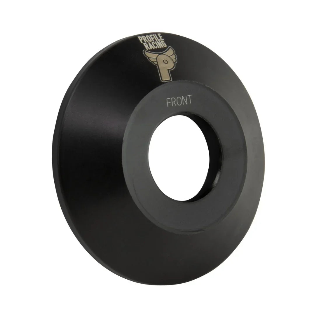 Roue avant Profile Racing pour BMX, noir mat, logo doré, composant de vélo de course