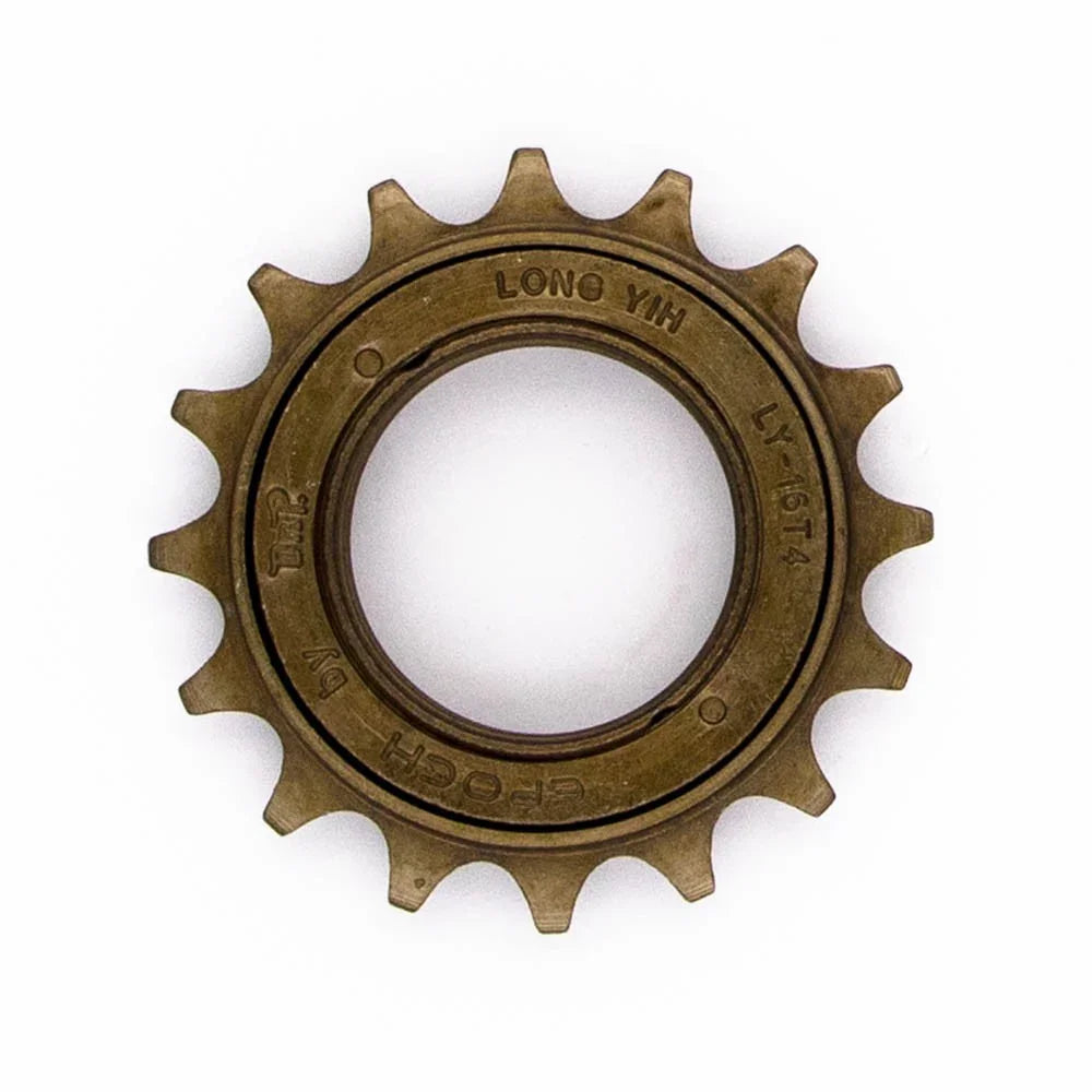 Pignon BMX en bronze avec inscription LONG YIH et LY-15T4, pièce de vélo robuste