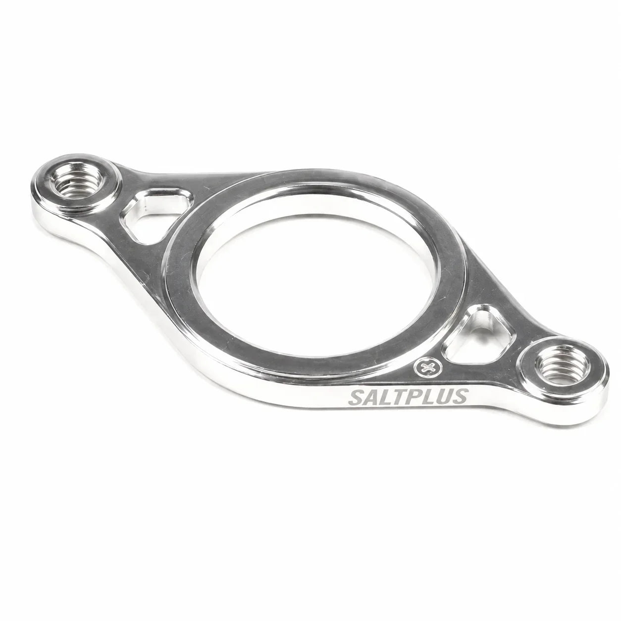 Adaptateur de fourche BMX en aluminium poli SaltPlus pour montage de roue