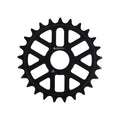 Couronne BMX noir 25 dents, design perforé, marque SNAFU, pour vélo freestyle
