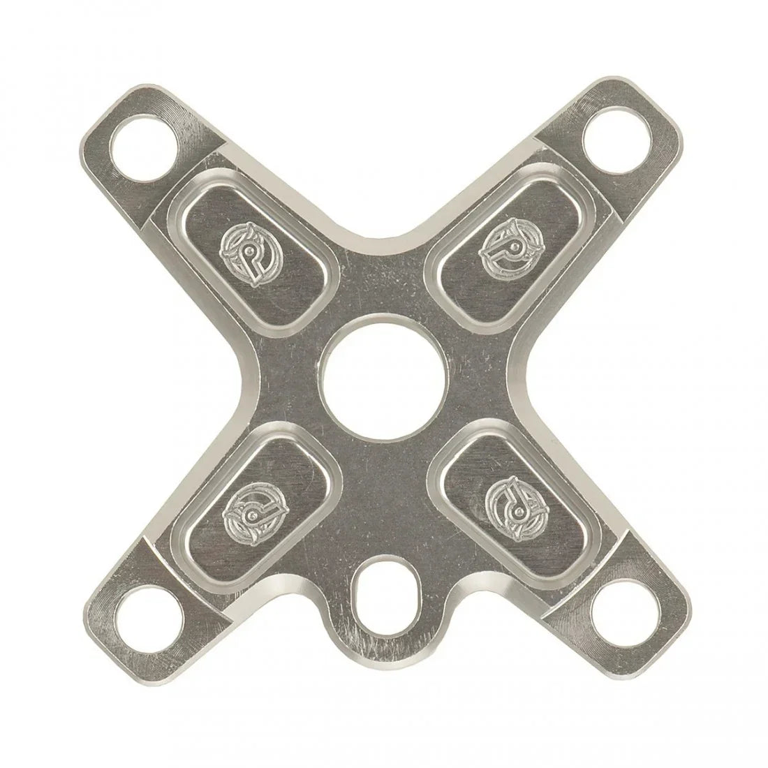 Spider ABP Profile 4 points en aluminium argenté pour BMX