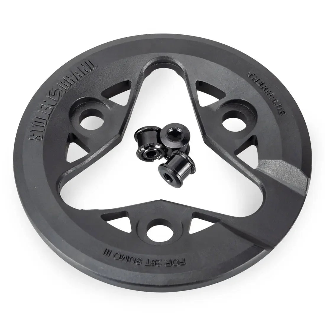 Protège-couronne Sumo III noir avec vis de fixation pour BMX
