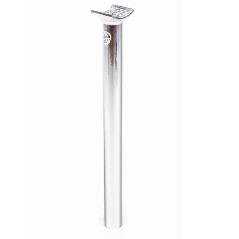 tige de selle de BMX en aluminium argenté polish chrome