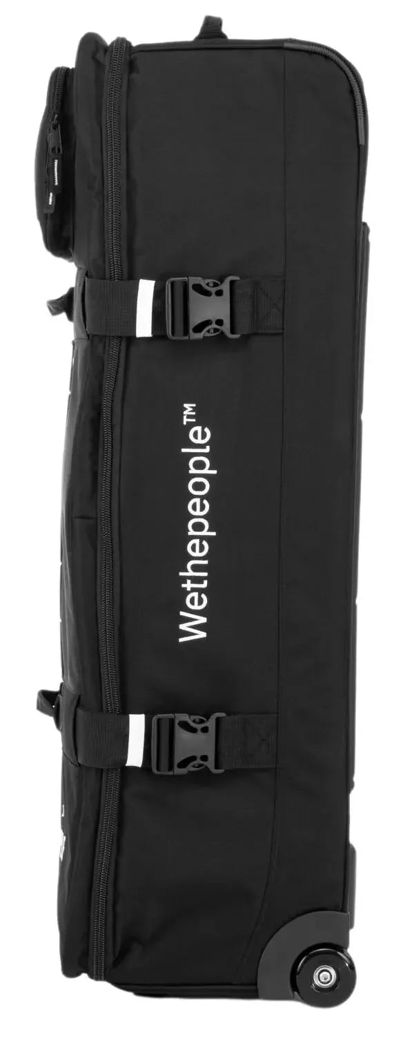 Sac de transport BMX noir avec roulettes et sangles, marque Wethepeople™